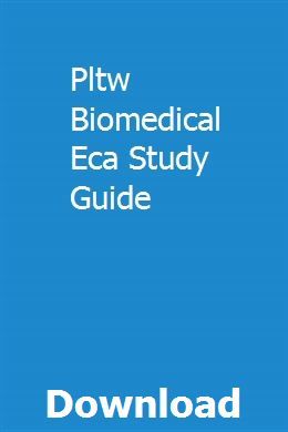 pltw biomedical final study guide